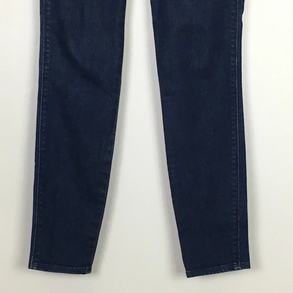 Madewell Skinny Low Rise Jeans Stretch Comfort‎ Dark Wash Denim Size 25X32